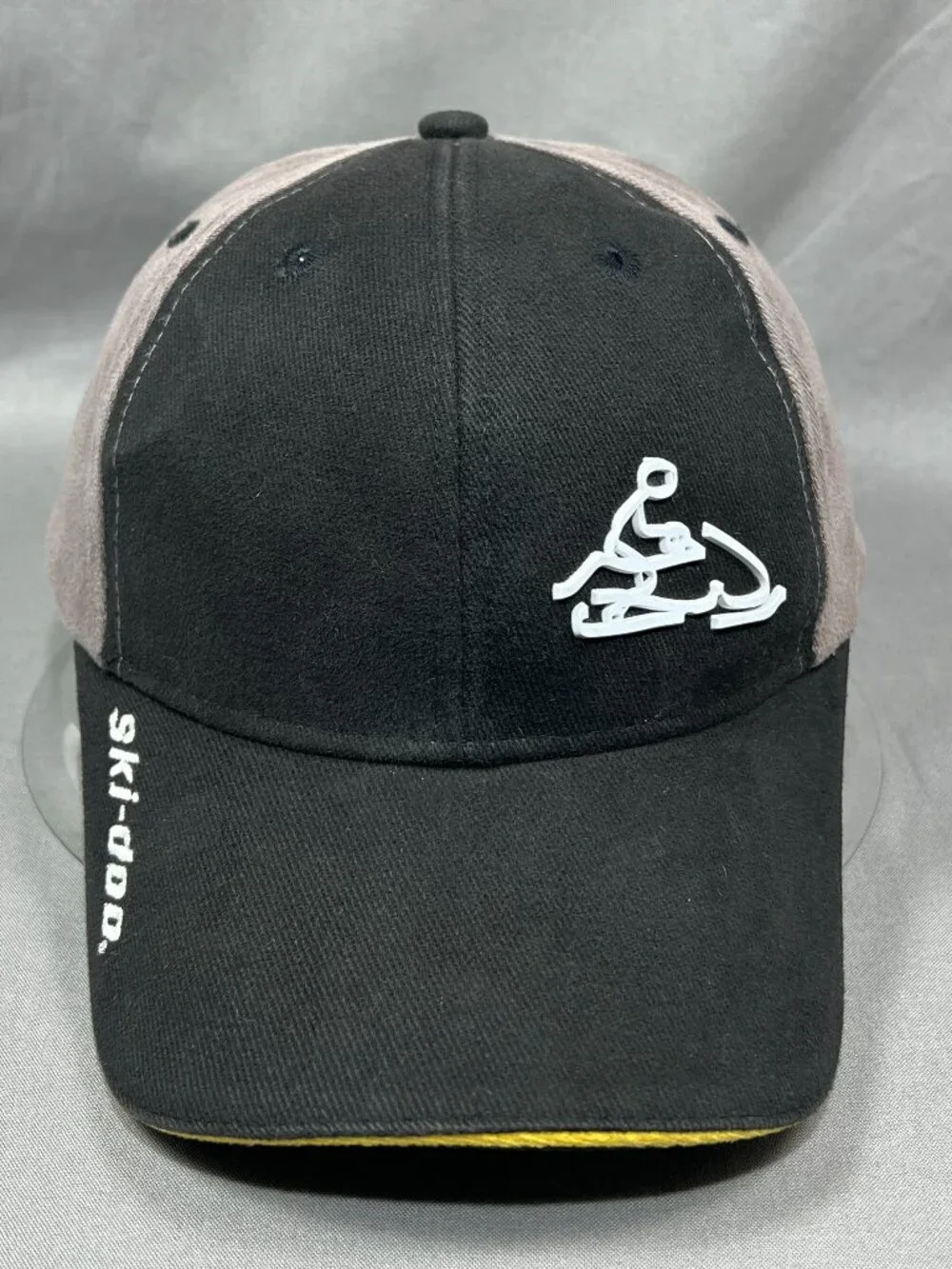 Ski Doo Bombardier BRP Strapback Hat Black Snowmobile Adjustable Outdoor Cap